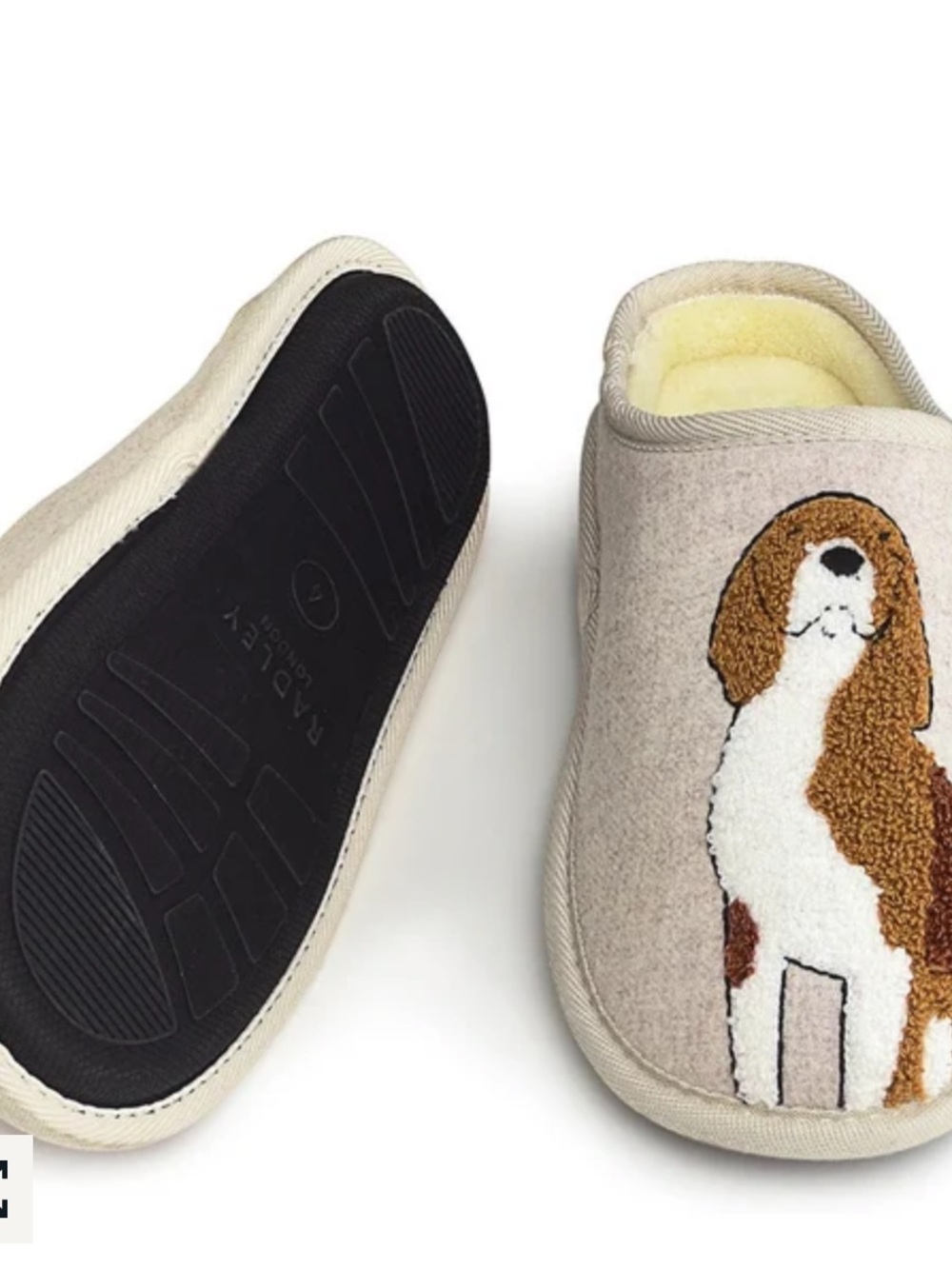 Radley London Radley and Friends Slipper Mule Women’s size 5 with Beagle